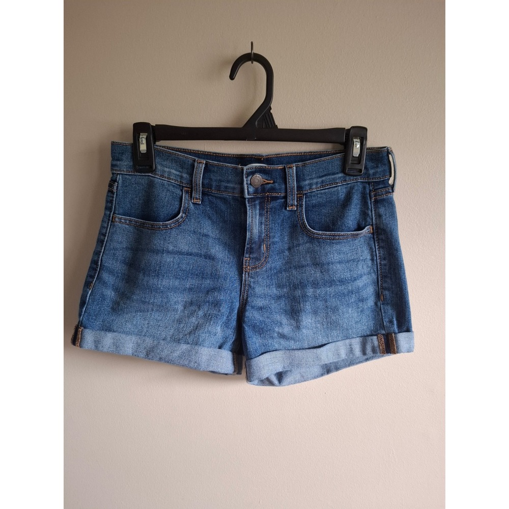 Mid Rise Casual Western Jean Shorts - Old Navy Sz 2 Medium Wash Cotton 2/$16